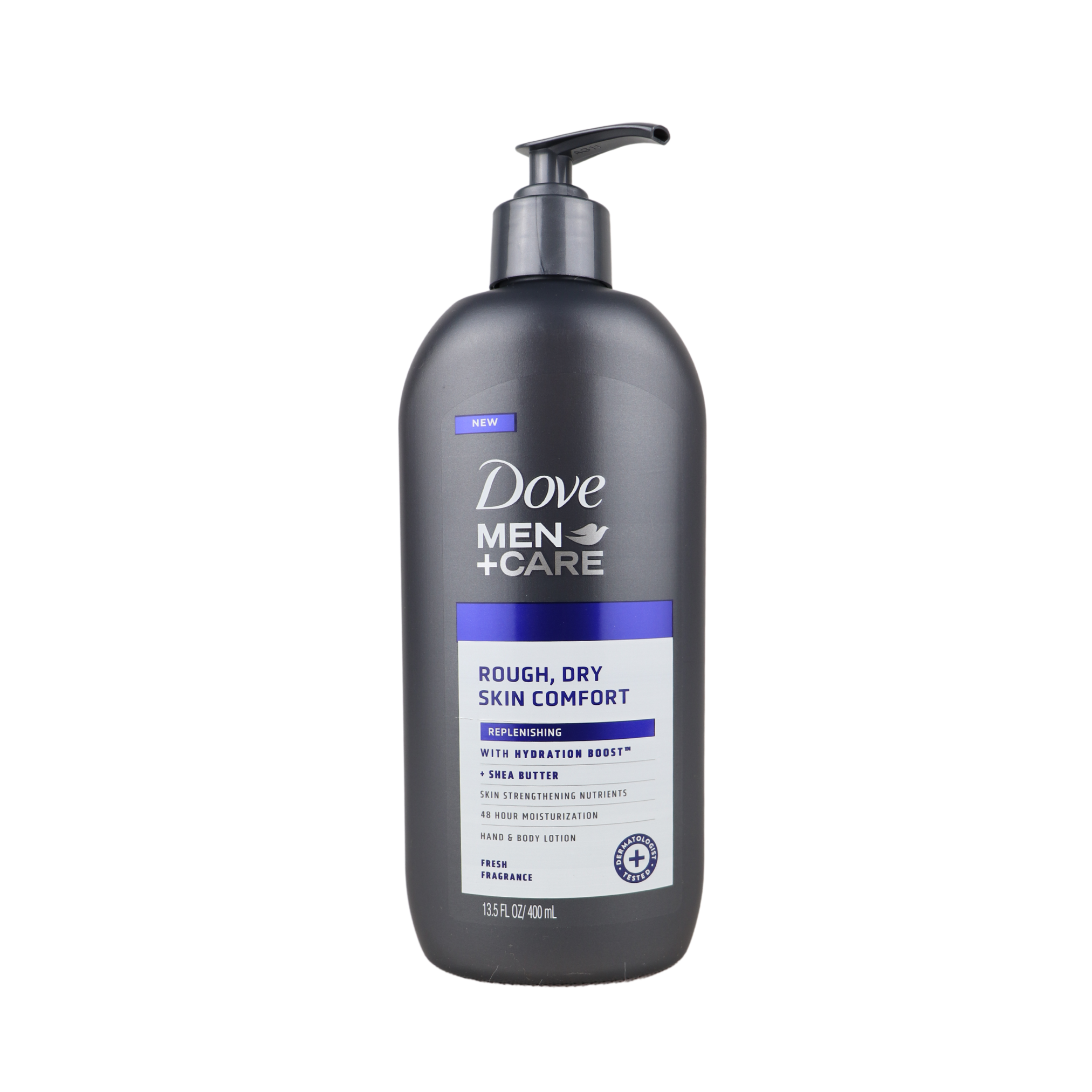 Dove Men+Care Rough Dry Skin Comfort Replenishing Hand and Body Lotion 400mL Dove Men+Care Rough Dry Skin Comfort Replenishing Hand and Body Lotion 400mL